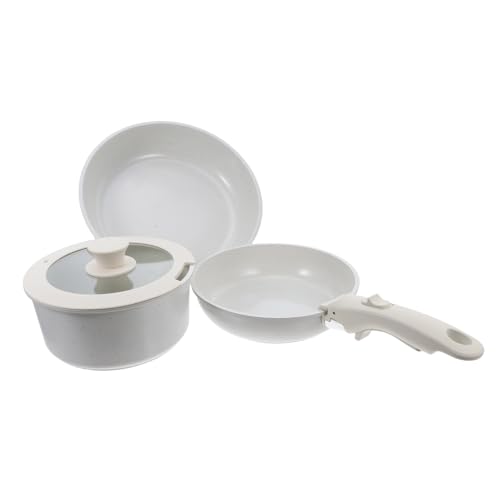 LABRIMP Keramik kochgeschirr set mit Abnehmbarem Griff Antihaftbeschichtete Töpfe und Pfannen aus Vielseitig für Braten Kochen Simmern mit Hitzebeständigen Glasdeckeln für Camping und LABRIMP Keramik kochgeschirr set mit Abnehmbarem Griff Antihaftbeschichtete Töpfe und Pfannen aus Vielseitig für Braten Kochen Simmern mit Hitzebeständigen Glasdeckeln für Camping und von LABRIMP