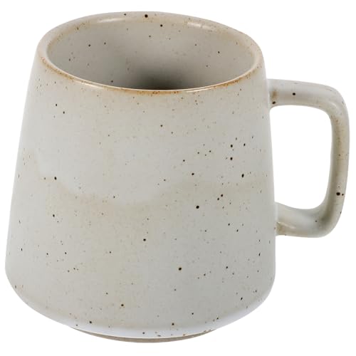 LABRIMP Keramiktasse mit Kreativem Design Hochwertige Kaffeetasse für Büro und Zuhause für Milch Praktische Kapazität Weiß mit Glattem Rand und Bequemem Griff LABRIMP Keramiktasse mit Kreativem Design Hochwertige Kaffeetasse für Büro und Zuhause für Milch Praktische Kapazität Weiß mit Glattem Rand und Bequemem Griff von LABRIMP