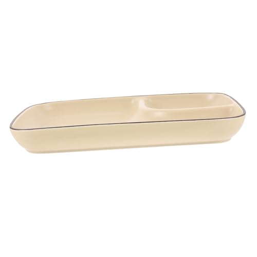 LABRIMP Keramischer Knödelteller mit Essigteller Servierplatte für Dumplings und Appetizer für Sushi Snacks und Desserts LABRIMP Keramischer Knödelteller mit Essigteller Servierplatte für Dumplings und Appetizer für Sushi Snacks und Desserts von LABRIMP