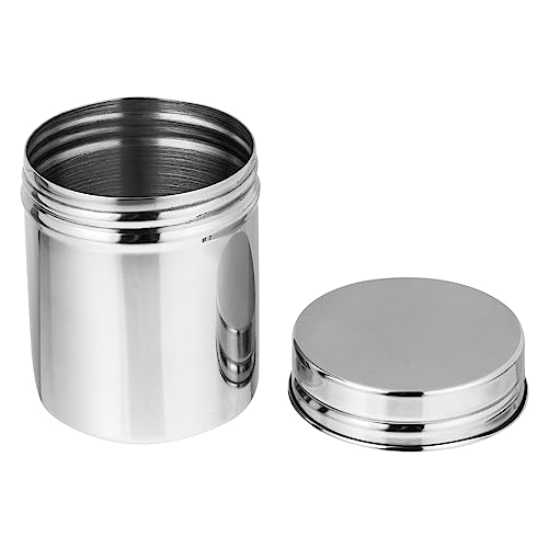 LABRIMP Kleine Edelstahldose Rund Mit Deckel Haushalts-vorratsdose Aus Edelstahl Multifunktionale Aufbewahrungshalter Für Lebensmittel LABRIMP Kleine Edelstahldose Rund Mit Deckel Haushalts-vorratsdose Aus Edelstahl Multifunktionale Aufbewahrungshalter Für Lebensmittel von LABRIMP