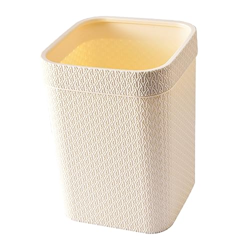 LABRIMP Kleiner Rattan Mülleimer für Badezimmer und Büro Tragbarer Abfallkorb mit Großer Kapazität Ergonomisches Design für Schminktische und Schreibtische Apricot Farbe LABRIMP Kleiner Rattan Mülleimer für Badezimmer und Büro Tragbarer Abfallkorb mit Großer Kapazität Ergonomisches Design für Schminktische und Schreibtische Apricot Farbe von LABRIMP