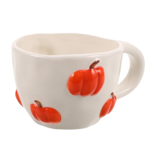 LABRIMP Kreativer Kürbisbecher Keramik-kaffeetasse Mit Komfortablem Griff Für Kaffee Tee Und Heiße Stilvoller Begleiter Für Herbst Und Erntedankfest LABRIMP Kreativer Kürbisbecher Keramik-kaffeetasse Mit Komfortablem Griff Für Kaffee Tee Und Heiße Stilvoller Begleiter Für Herbst Und Erntedankfest von LABRIMP