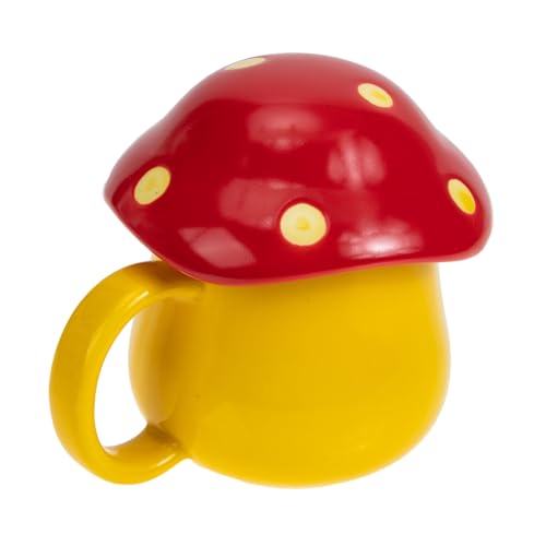 LABRIMP Kreativer Pilzbecher aus Keramik Cartoon Design für Zuhause Büro oder Cafés Perfekter Kaffeebecher für Handliche Form und Verarbeitung LABRIMP Kreativer Pilzbecher aus Keramik Cartoon Design für Zuhause Büro oder Cafés Perfekter Kaffeebecher für Handliche Form und Verarbeitung von LABRIMP