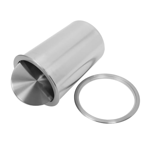 LABRIMP Küchentheke Mülleimer Küche Edelstahl Mülleimer Eingebettetes Design Abfalleimer Edelstahl Küche Küchen Mit Deckel Silber LABRIMP Küchentheke Mülleimer Küche Edelstahl Mülleimer Eingebettetes Design Abfalleimer Edelstahl Küche Küchen Mit Deckel Silber von LABRIMP