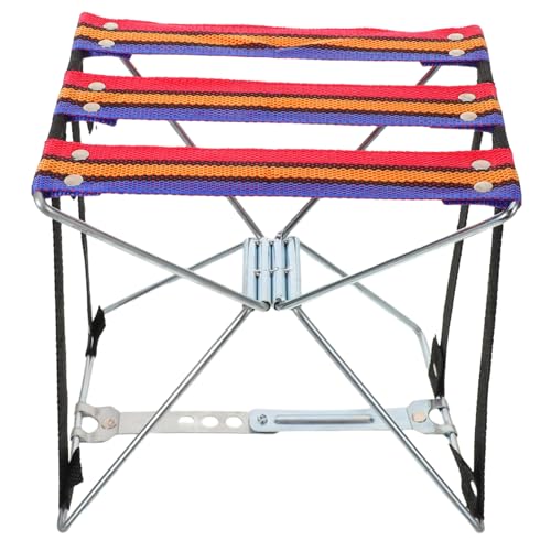 LABRIMP Leichter Faltbarer Hocker Stabiler Fußhocker Klappstuhl für Pediküre Maniküre Spa Zuhause Camping Outdoor Multifunktional Kompakt Transportabel von LABRIMP