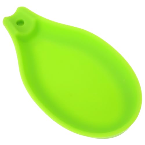 LABRIMP Löffelhalter Küchenutensilienablage Hitzebeständig Utensilienhalter Kochlöffelhalter Spatelhalter mit Soßenschale Grün Bpa Frei für Küchenarbeitsplatte LABRIMP Löffelhalter Küchenutensilienablage Hitzebeständig Utensilienhalter Kochlöffelhalter Spatelhalter mit Soßenschale Grün Bpa Frei für Küchenarbeitsplatte von LABRIMP