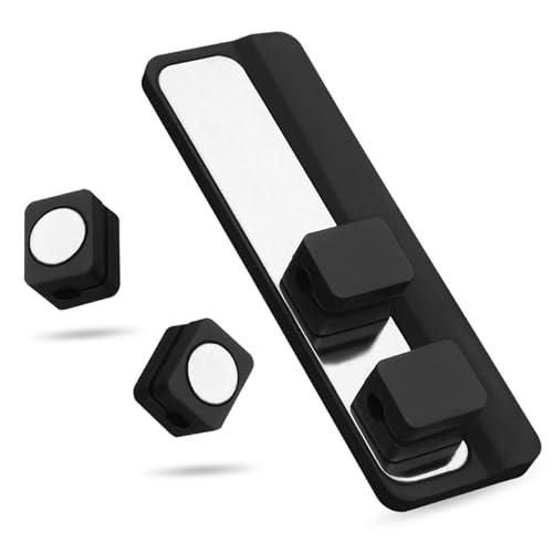 LABRIMP Magnetischer Kabelhalter Selbstklebend für Wand und Schreibtisch Kompakter Kabelorganizer mit Vielseitiger Kabelführung für Ladekabel Netzwerkkabel und Audiokabel Platzsparend und von LABRIMP