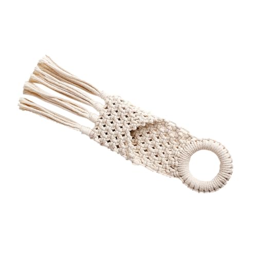 LABRIMP Makramee Wandteppich Aus Baumwollfaden Wandbehang Mit Quastenanhänger Für Wohnzimmer Und Kinderzimmer LABRIMP Makramee Wandteppich Aus Baumwollfaden Wandbehang Mit Quastenanhänger Für Wohnzimmer Und Kinderzimmer von LABRIMP