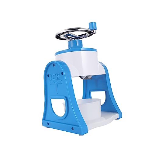 LABRIMP Manuelle Eiszerkleinerungsmaschine für Hause Mini Ice Crusher für Feinen Geschabten Eis für Slushies Smoothies und Gefrorene Getränke Blau LABRIMP Manuelle Eiszerkleinerungsmaschine für Hause Mini Ice Crusher für Feinen Geschabten Eis für Slushies Smoothies und Gefrorene Getränke Blau von LABRIMP