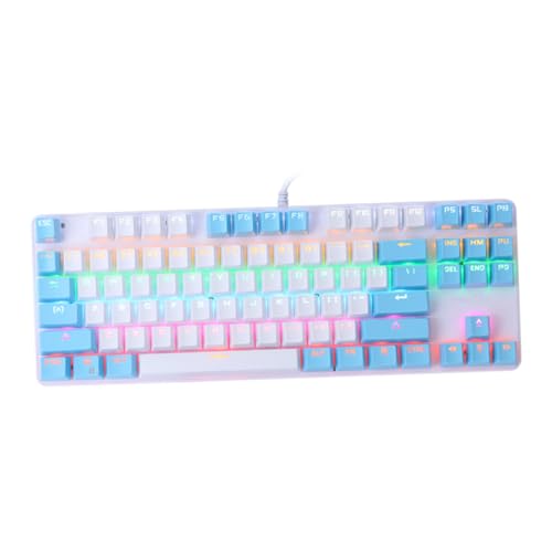 LABRIMP Mechanische Tastatur Tasten RGB Beleuchtung Gaming Keyboard mit Blauem Schalter Stabiles Design Multimedia Tasten für Büro PC Laptop Gamer LABRIMP Mechanische Tastatur Tasten RGB Beleuchtung Gaming Keyboard mit Blauem Schalter Stabiles Design Multimedia Tasten für Büro PC Laptop Gamer von LABRIMP