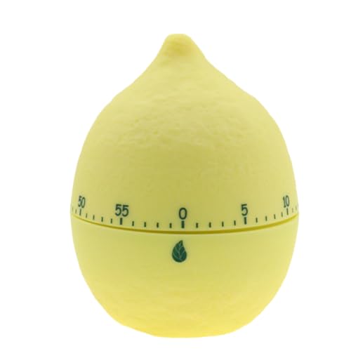 LABRIMP Mechanischer Küchentimer mit Obst-Design gelbe Zitrone Uhrwerk-Timer Countdown-Wecker LABRIMP Mechanischer Küchentimer mit Obst-Design gelbe Zitrone Uhrwerk-Timer Countdown-Wecker von LABRIMP