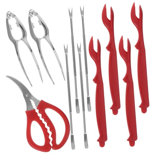 LABRIMP Meeresfrüchte Werkzeug Set Pickel Kunststoff Pickel und Schere für und Hummer Praktische und Tragbare Werkzeuge für Seafood LABRIMP Meeresfrüchte Werkzeug Set Pickel Kunststoff Pickel und Schere für und Hummer Praktische und Tragbare Werkzeuge für Seafood von LABRIMP