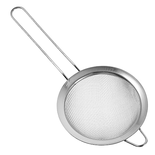 LABRIMP Mehlsieb mit Breitem Rand Handheld Küchensieb für Feines Puderzucker und Backzutaten zum Backen von Keksen Cupcakes LABRIMP Mehlsieb mit Breitem Rand Handheld Küchensieb für Feines Puderzucker und Backzutaten zum Backen von Keksen Cupcakes von LABRIMP