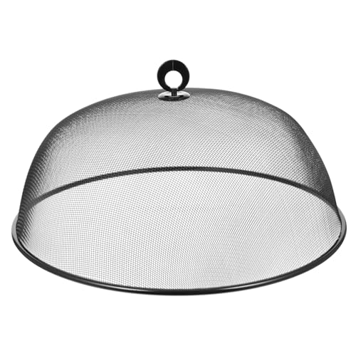 LABRIMP Metallnetz Lebensmittelabdeckung Multifunktionale Eisennahrungsabdeckung für Picknick BBQ und Zuhause Schutz vor Insekten für Burger Gemüse und Obst von LABRIMP
