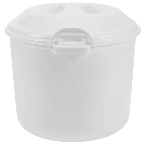 LABRIMP Mikrowellen reiskocher mit Deckel Vielseitiger Reisgarer und Dampfbehälter Hitzebeständig Leicht zu Reinigen zum Erwärmen und Dämpfen von Mahlzeiten Praktisch für Haushalt und von LABRIMP