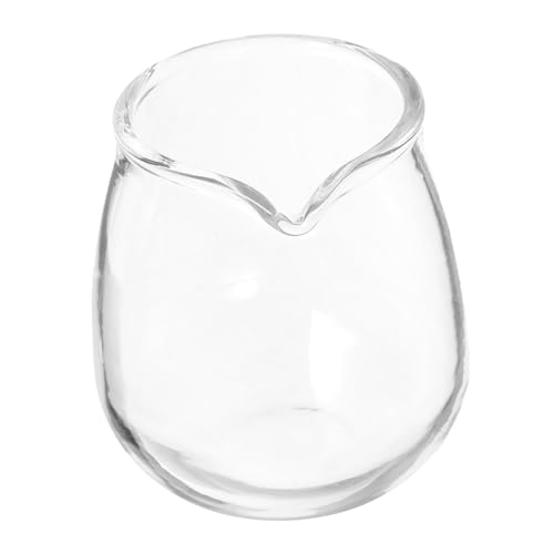 LABRIMP Krug Kleiner Glaskrug Mit Deckel Für Latte Art Und Kaffeebar von LABRIMP