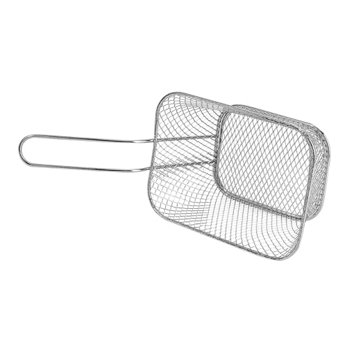 LABRIMP Mini Frittierkorb Lebensmittel für Frites Chips und Hähnchenflügel Korrosionsbeständig zu Reinigen mit Verstärktem und Bleibendem Griff LABRIMP Mini Frittierkorb Lebensmittel für Frites Chips und Hähnchenflügel Korrosionsbeständig zu Reinigen mit Verstärktem und Bleibendem Griff von LABRIMP