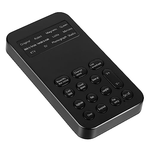 LABRIMP Mini Voice Changer USB Soundkarte Externe Mini Sound Effekte Maschine mit Soundeffekten und Feinabstimmung Kompatibel für Ios PC Live Broadcast und Spiele LABRIMP Mini Voice Changer USB Soundkarte Externe Mini Sound Effekte Maschine mit Soundeffekten und Feinabstimmung Kompatibel für Ios PC Live Broadcast und Spiele von LABRIMP
