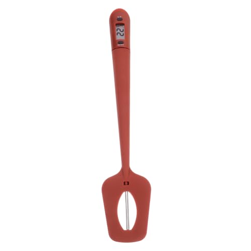 LABRIMP Multifunktionaler Spatel mit Thermometer für Backen und Kochen Weicher Kratzfester Küchenhelfer für Marmelade Schokolade Teig Einfach zu Bedienen Vielseitig Einsetzbar von LABRIMP