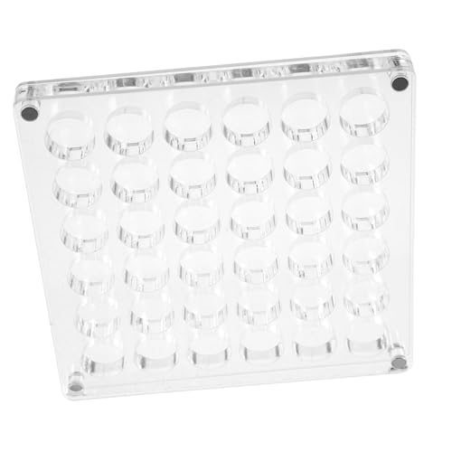LABRIMP Muschel-aufbewahrungsbox Aus Klarem Acryl Mini-displaybox Mit Runden Gittern Ordnung Für Muscheln Und LABRIMP Muschel-aufbewahrungsbox Aus Klarem Acryl Mini-displaybox Mit Runden Gittern Ordnung Für Muscheln Und von LABRIMP