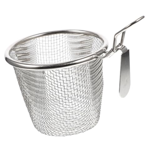 LABRIMP Nudelkorb mit Netzdesign Praktischer Küchensieb für Pasta Ramen und Rostfreier Stahl zu Reinigen mit Aufhängeloch für Platzsparende Lagerung LABRIMP Nudelkorb mit Netzdesign Praktischer Küchensieb für Pasta Ramen und Rostfreier Stahl zu Reinigen mit Aufhängeloch für Platzsparende Lagerung von LABRIMP