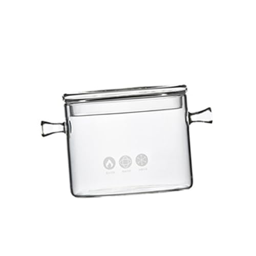 LABRIMP 1l Glas-kochtopf Instant-nudeltopf Hitzebeständiger Deckel Und Schüssel von LABRIMP