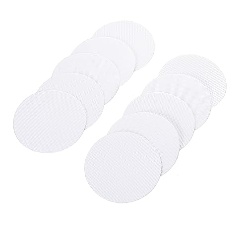 LABRIMP Rund Anti-rutsch Badewanne Schutz 10 cm Größe Für Dusche Und Badezimmer Haftende Anti-Kreise Für Sichere Oberflächen von LABRIMP