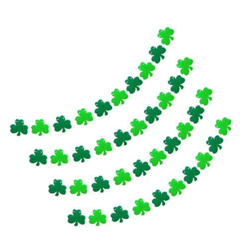 LABRIMP Patrick's Day Filz Banner Set Teilig mit Kleeblatt Langlebige Geruchsfreie Party Dekoration für Fenster Türen Decken Grüne Glücksbringer Girlande für Festliche von LABRIMP