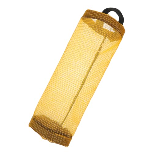 LABRIMP Plastiktütenhalter für Wand Organizer für Einkaufsbeutel und Müllbeutel Hängender Aufbewahrungsspender aus Strapazierfähigem Praktisch und Platzsparend Gelb von LABRIMP