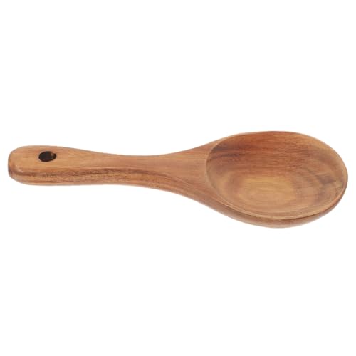 LABRIMP Reislöffel Löffel Mit Langem Griff Löffel Espressolöffel Multifunktions Mülleimer Kaffeelöffel Spatel Löffel Werkzeuglöffel Rattan Tablett Handgefertigtes Tablett von LABRIMP