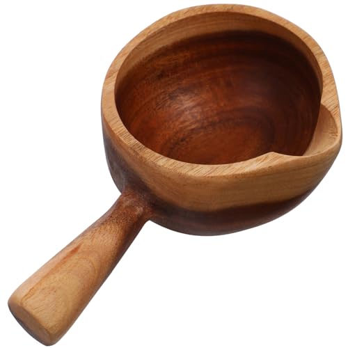 LABRIMP Retro Holz Wasserkelle mit Griff Japanischer Wasserlöffel für Teezeremonie und Zuhause Form und Textur für Teehäuser und Persönlichen Gebrauch von LABRIMP