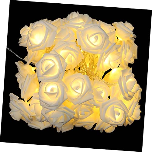 LABRIMP Rose Blume Blütenblätter String Lichter Hochzeit Dekorative Fee Lichter Für Batterie-powered 5m Funktion von LABRIMP