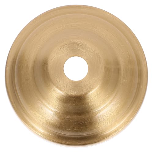 LABRIMP Runde Messing Lampenfassung Abdeckung aus Metall Stabile Lampenschirm Halterung für Wohnzimmer Schlafzimmer Pendelleuchte Dekorativer Lampenknopf Ersatz Langlebiger von LABRIMP