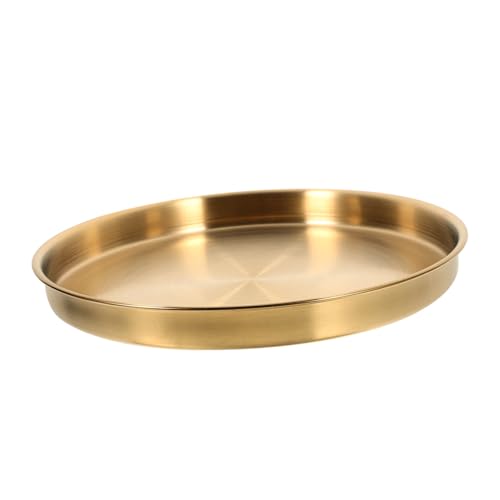 LABRIMP Runder Servierteller aus Eleganter und Moderner Metallteller für Pasta und Fleischgerichte für Familienfeiern Partys und Gastronomie LABRIMP Runder Servierteller aus Eleganter und Moderner Metallteller für Pasta und Fleischgerichte für Familienfeiern Partys und Gastronomie von LABRIMP