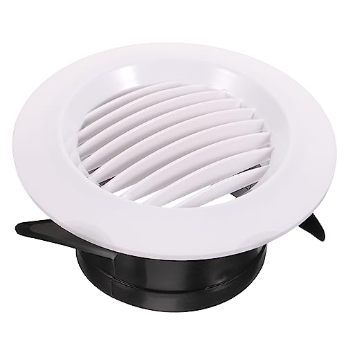 LABRIMP Runder Verstellbarer Ventilationsabdeckung für Zentrale Klimaanlage Abluftventil für Innenräume Installieren für Badezimmer und Küchenventilatoren von LABRIMP