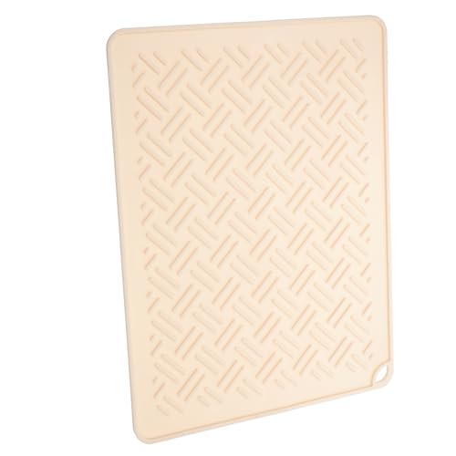 LABRIMP Silikon Abtropfmatte Mittelgroße Geschirrtrockner Matte für Küchenarbeitsplatte Hitzebeständig Wasserabweisend Praktische Abtropfmatte für Geschirr und Tischgedecke von LABRIMP