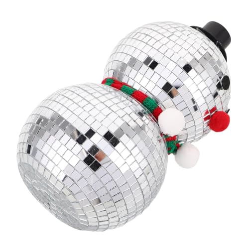 LABRIMP Spiegelnde Disco-schneemann-figur aus Glas und Schaumstoff Moderne Weihnachtsdekoration für Kamin und Tisch Kompakt und Tragbar Festliche Winter-party-deko LABRIMP Spiegelnde Disco-schneemann-figur aus Glas und Schaumstoff Moderne Weihnachtsdekoration für Kamin und Tisch Kompakt und Tragbar Festliche Winter-party-deko von LABRIMP