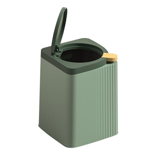 LABRIMP Square Press Mülleimer mit Deckel Robuster Abfallbehälter für Küche Bad und Wohnzimmer Geruchsdicht und Einfach zu Bedienen Kapazität Grün LABRIMP Square Press Mülleimer mit Deckel Robuster Abfallbehälter für Küche Bad und Wohnzimmer Geruchsdicht und Einfach zu Bedienen Kapazität Grün von LABRIMP