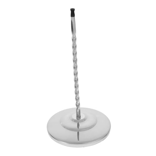 LABRIMP Stainless Steel Zettelhalter mit Stabiler Basis Robuster Quittungsständer für Restaurant Büro und Zuhause Effizientes Spiraldesign für Sichere Aufbewahrung von Bestellungen von LABRIMP
