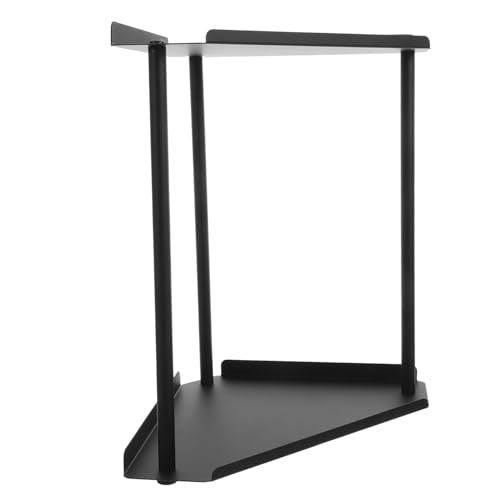 LABRIMP Stufiges Wasserdichtes Metall-badregal für Waschbecken-Ecke Platzsparender Badezimmer-Organizer für Kosmetik und Toilettenartikel der Arbeitsplatte von LABRIMP
