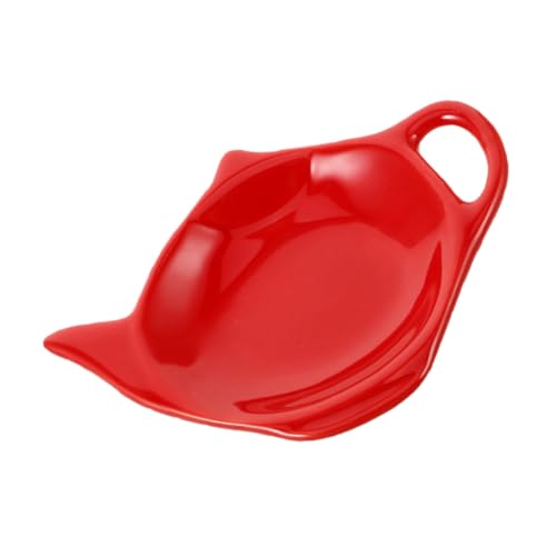 LABRIMP Teekannenförmiger Teebeutelhalter aus Keramik Kreative Untertasse für Teebeutel Vielseitige Löffelablage für Teepartys und Nachmittagstee Design LABRIMP Teekannenförmiger Teebeutelhalter aus Keramik Kreative Untertasse für Teebeutel Vielseitige Löffelablage für Teepartys und Nachmittagstee Design von LABRIMP