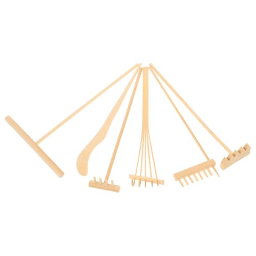 LABRIMP Teiliges Mini Sandrechen Set Fengshui Garten Rake für Zen Garten Kleines Desktop Dekor Geeignet für Bonsai Topfpflanzen und Mini Gartenarrangement LABRIMP Teiliges Mini Sandrechen Set Fengshui Garten Rake für Zen Garten Kleines Desktop Dekor Geeignet für Bonsai Topfpflanzen und Mini Gartenarrangement von LABRIMP
