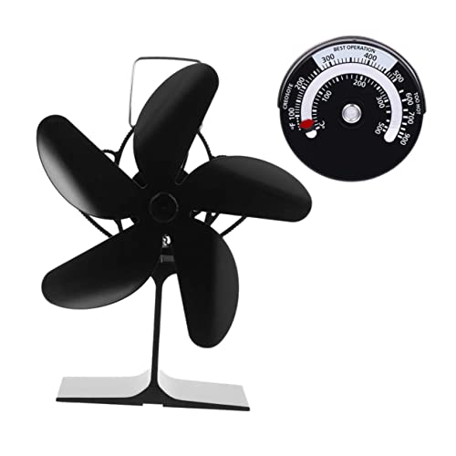 LABRIMP Thermischer Kaminventilator Heizbetriebener Ofenventilator für Holzöfen Geräuschlos Effizient und Temperaturbereich Batterie Erforderlich LABRIMP Thermischer Kaminventilator Heizbetriebener Ofenventilator für Holzöfen Geräuschlos Effizient und Temperaturbereich Batterie Erforderlich von LABRIMP
