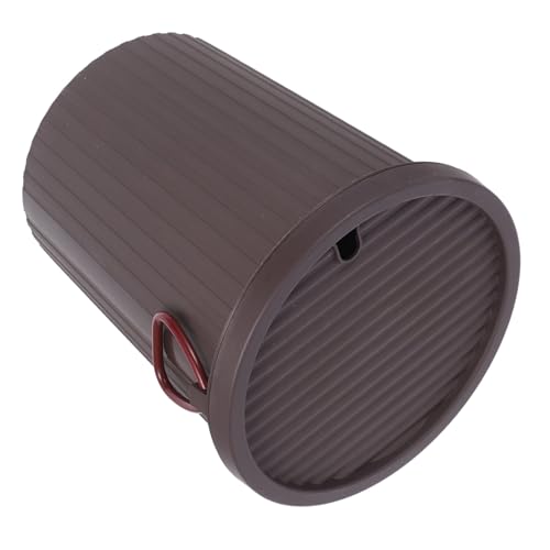 LABRIMP Thickened Rundes Teeabsatz Eimer mit Deckel Vielseitiger Haushalt Mülleimer für Wohnzimmer Küche Büro Robuster Kompakter Abfalleimer mit Elegantem Design von LABRIMP