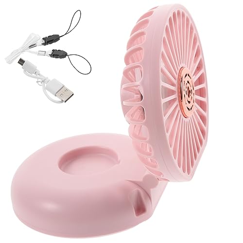 LABRIMP Tragbarer Nackenventilator USB Ladegerät Faltbar Leise mit Geschwindigkeiten für Outdoor Camping und Büro Handlich und Bequem für Unterwegs von LABRIMP