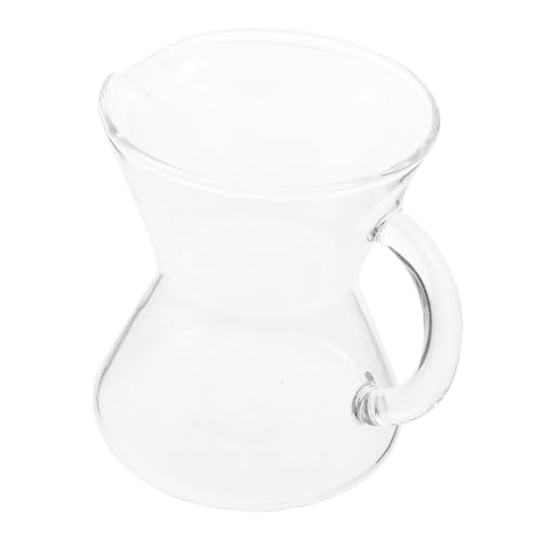 LABRIMP Transparente Kaffeekanne Hitzebeständig mit Ausguss Praktischer Mini Handfilter für Filterkaffee Vielseitig als Tee und Milchkaraffe für Zuhause und Büro LABRIMP Transparente Kaffeekanne Hitzebeständig mit Ausguss Praktischer Mini Handfilter für Filterkaffee Vielseitig als Tee und Milchkaraffe für Zuhause und Büro von LABRIMP