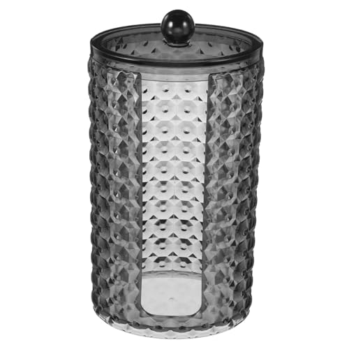 LABRIMP Transparente Schwarze Aufbewahrungsbox mit Diamantmuster Staubdichter Organizer für Wattepads und Wattestäbchen Platzsparend Hygienisch Langlebig für Badezimmer und Reisen LABRIMP Transparente Schwarze Aufbewahrungsbox mit Diamantmuster Staubdichter Organizer für Wattepads und Wattestäbchen Platzsparend Hygienisch Langlebig für Badezimmer und Reisen von LABRIMP