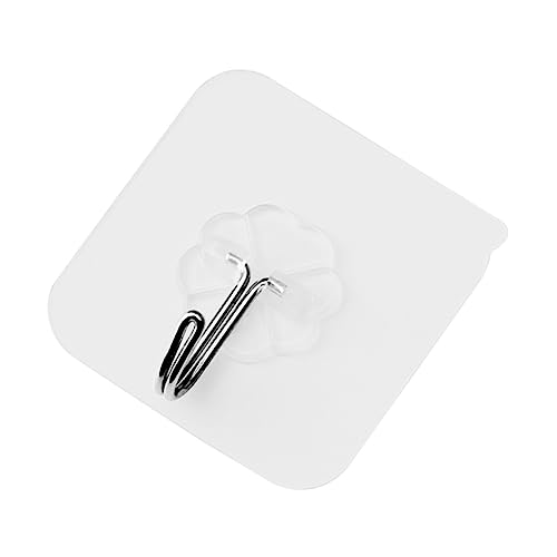 LABRIMP Transparente Selbstklebende Wandhaken Robuste Haken für Wohnzimmer und Badezimmer Halten zu Rückstandslos Ablösbar Kleber LABRIMP Transparente Selbstklebende Wandhaken Robuste Haken für Wohnzimmer und Badezimmer Halten zu Rückstandslos Ablösbar Kleber von LABRIMP