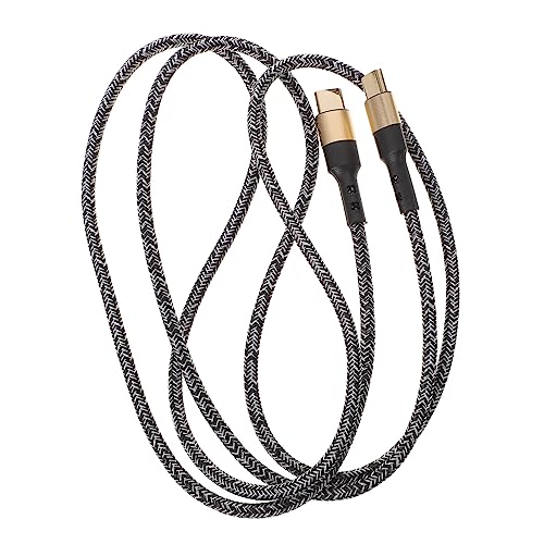 LABRIMP Type C zu Type C Kabel Männlich zu Männlich Pd Fast Charge Aluminium Gehäuse Geflochtenes Datenkabel Kompatibel mit Smartphones und Tablets LABRIMP Type C zu Type C Kabel Männlich zu Männlich Pd Fast Charge Aluminium Gehäuse Geflochtenes Datenkabel Kompatibel mit Smartphones und Tablets von LABRIMP