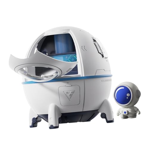 LABRIMP USB Astronaut Raumschiff Luftbefeuchter mit Sprühvolumen für Schlafzimmer und Kinderzimmer Farbenfrohe Dekoration und Entspannende von LABRIMP
